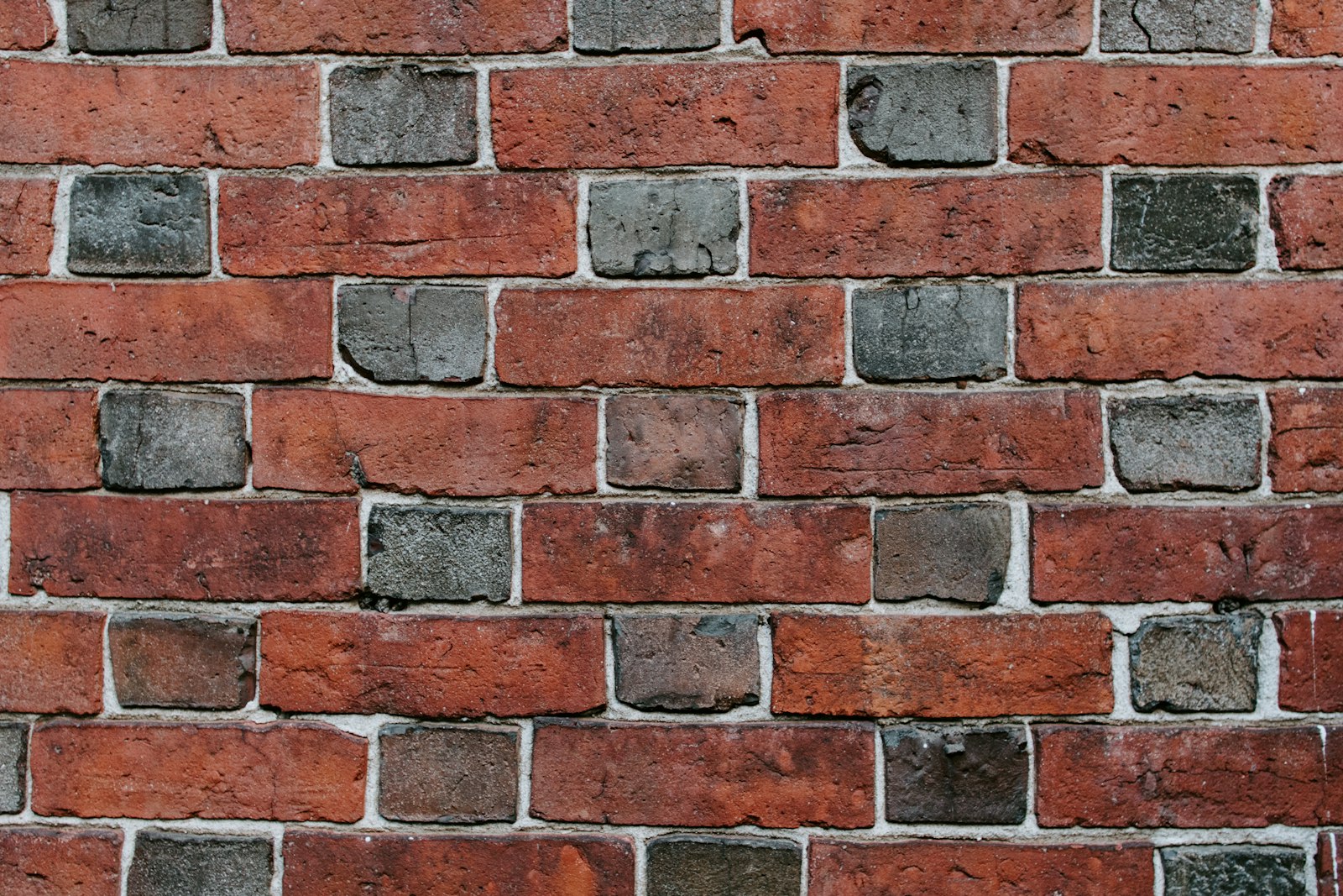 Détail d’un mur de brique et de ses joints